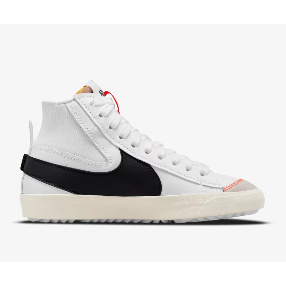 Nike Blazer Mid '77 Jumbo Mens Sz 10 White Black Lifestyle Shoes DD3111-100 NEW